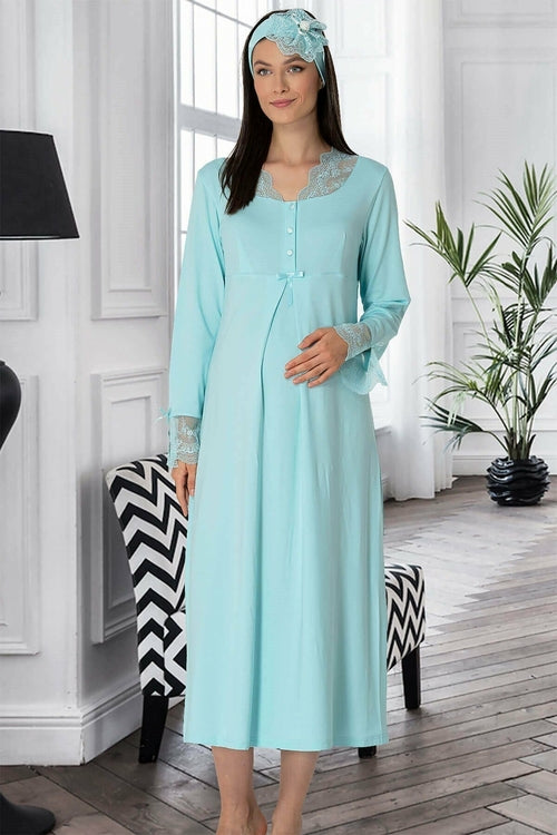 Shopymommy 5312 Olivia Maternity & Nursing Nightgown