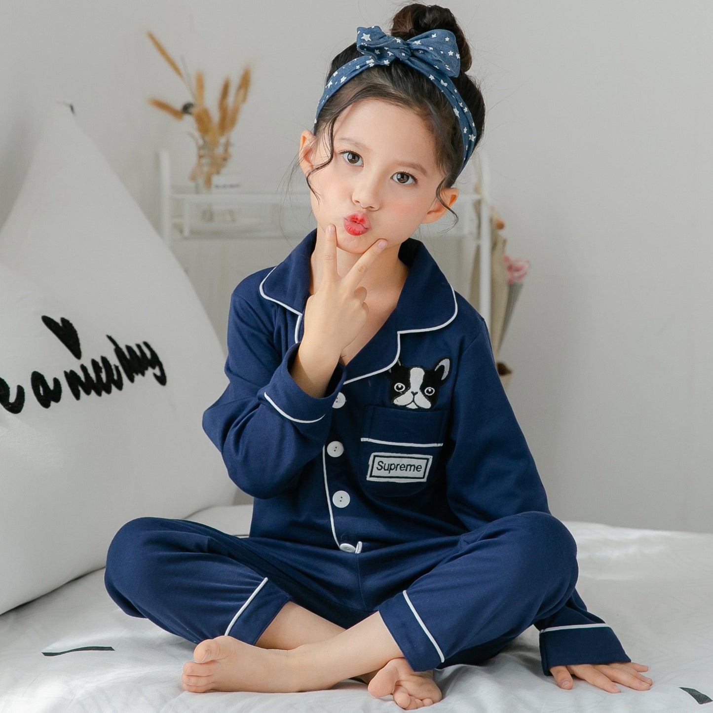 Children's Cotton Pajamas Set