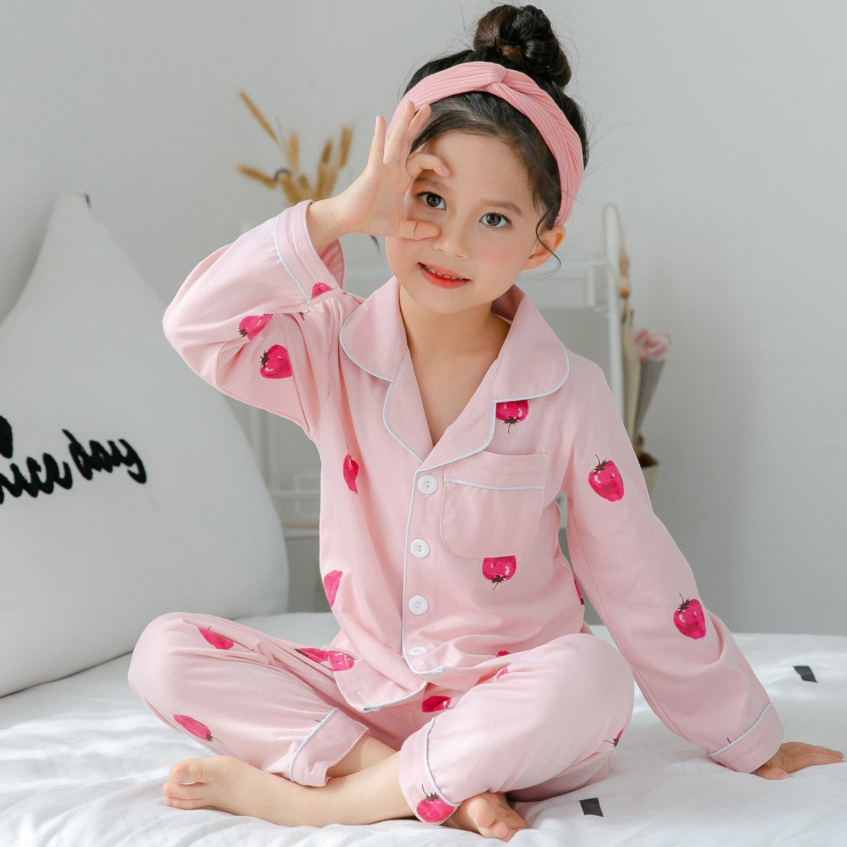 Children's Cotton Pajamas Set
