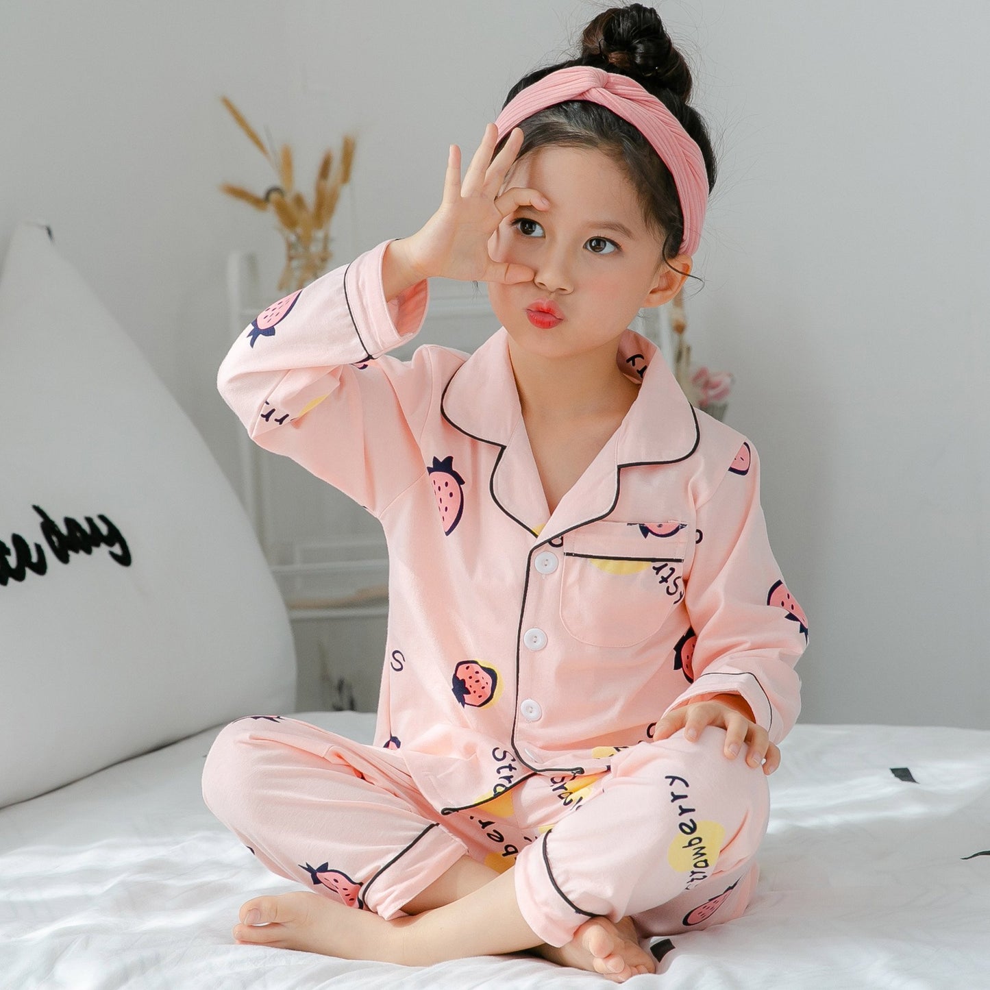 Children's Cotton Pajamas Set