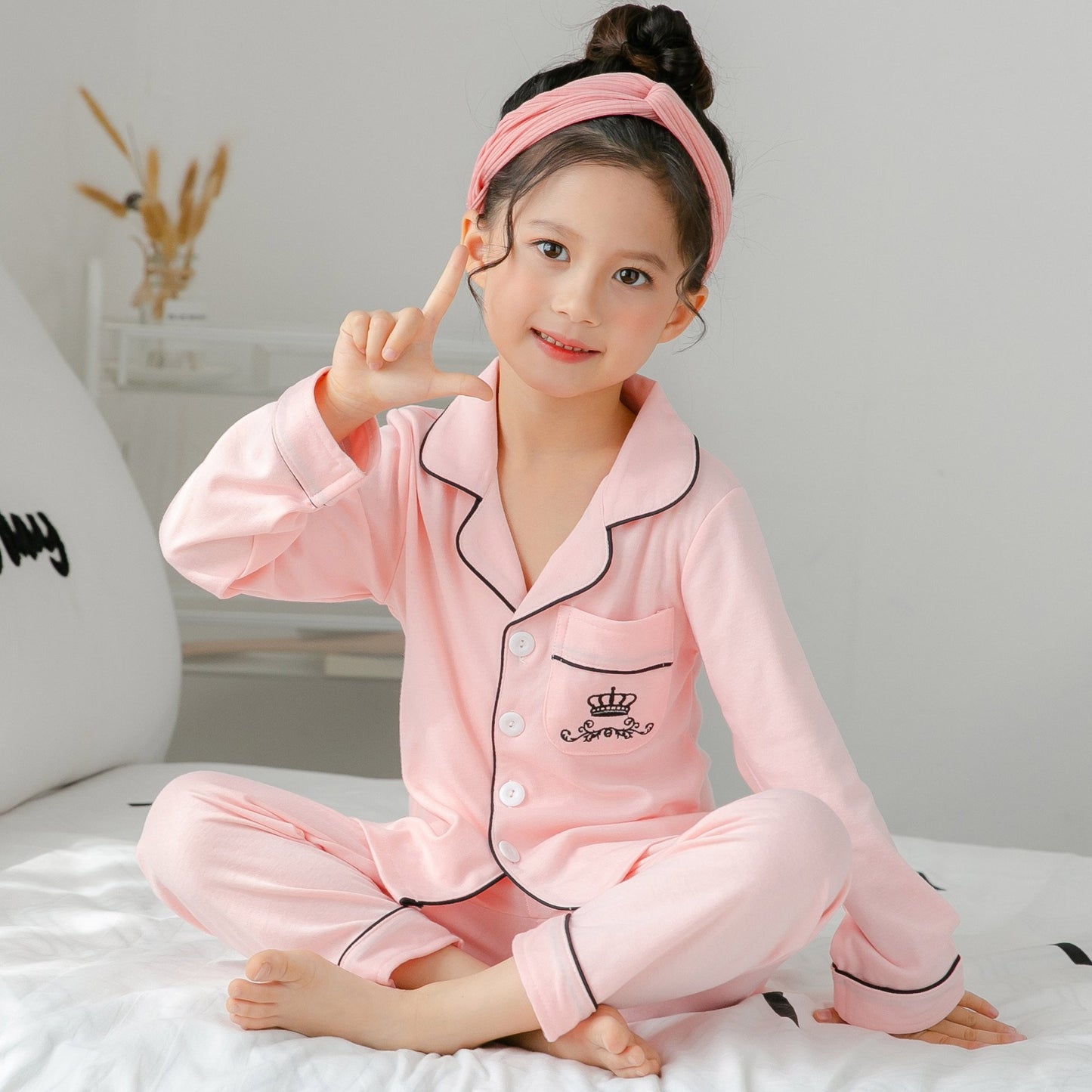 Children's Cotton Pajamas Set