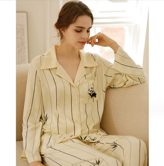 Viviane Pajamas Set - Casual Home Wear (One Set)