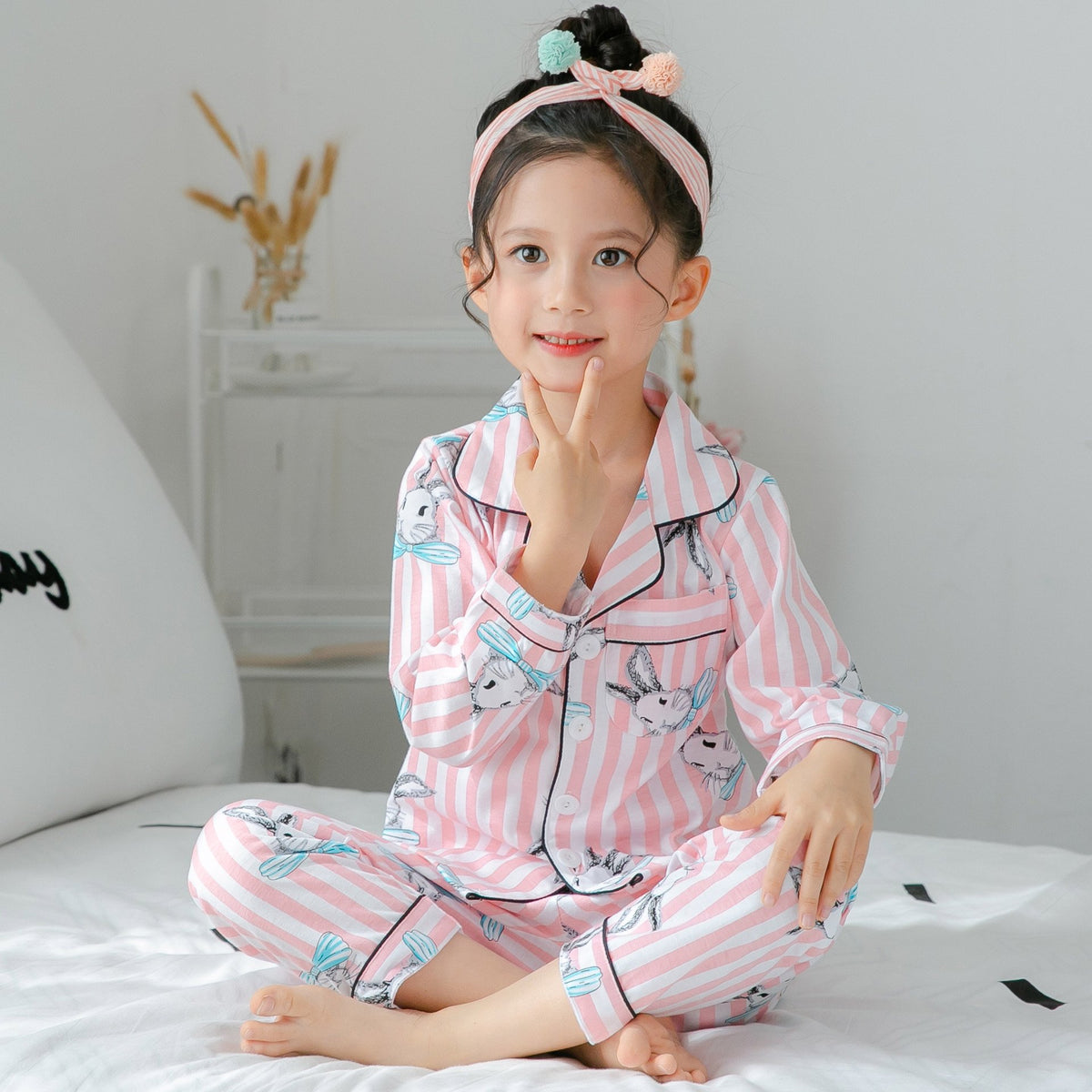 Children's Cotton Pajamas Set