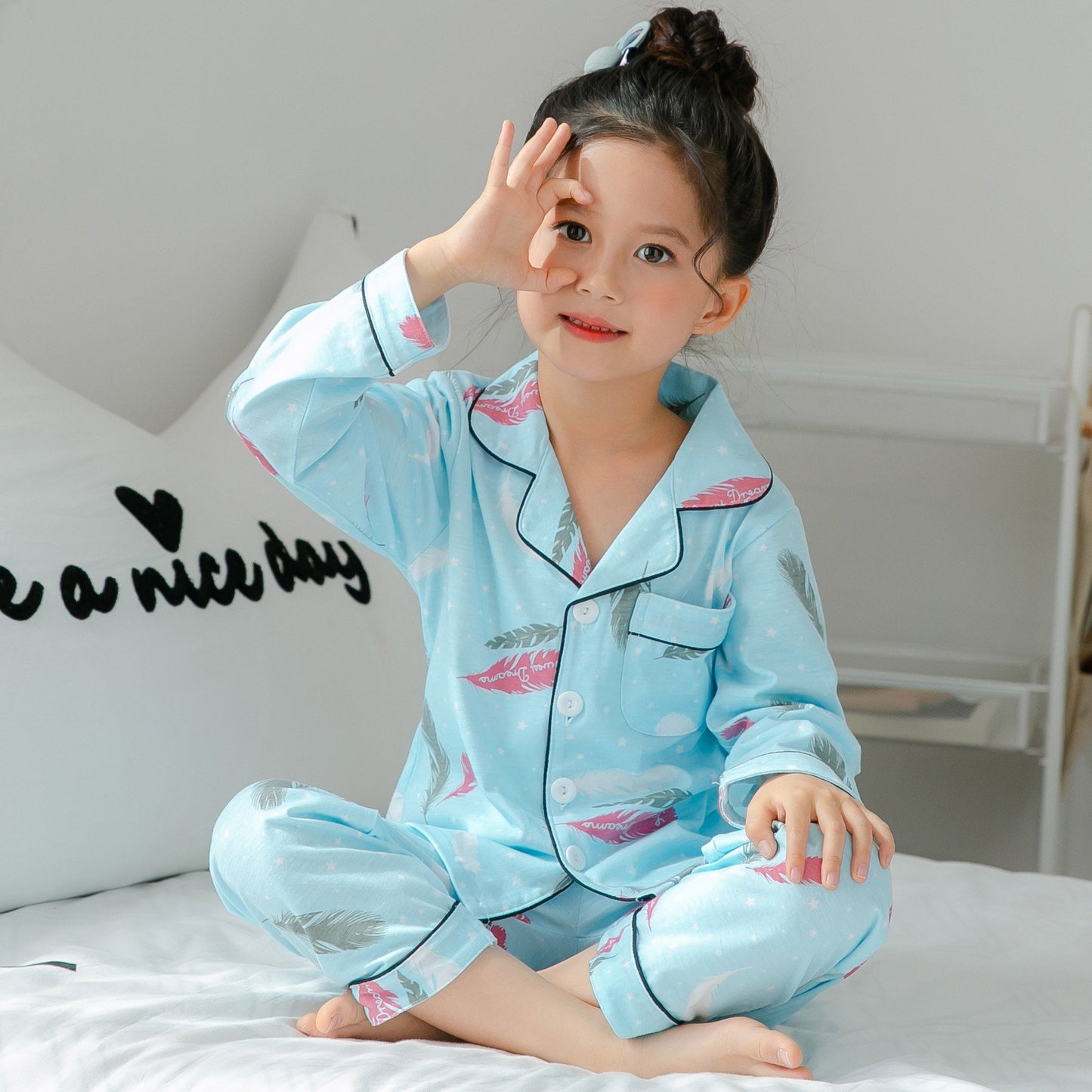 Children's Cotton Pajamas Set