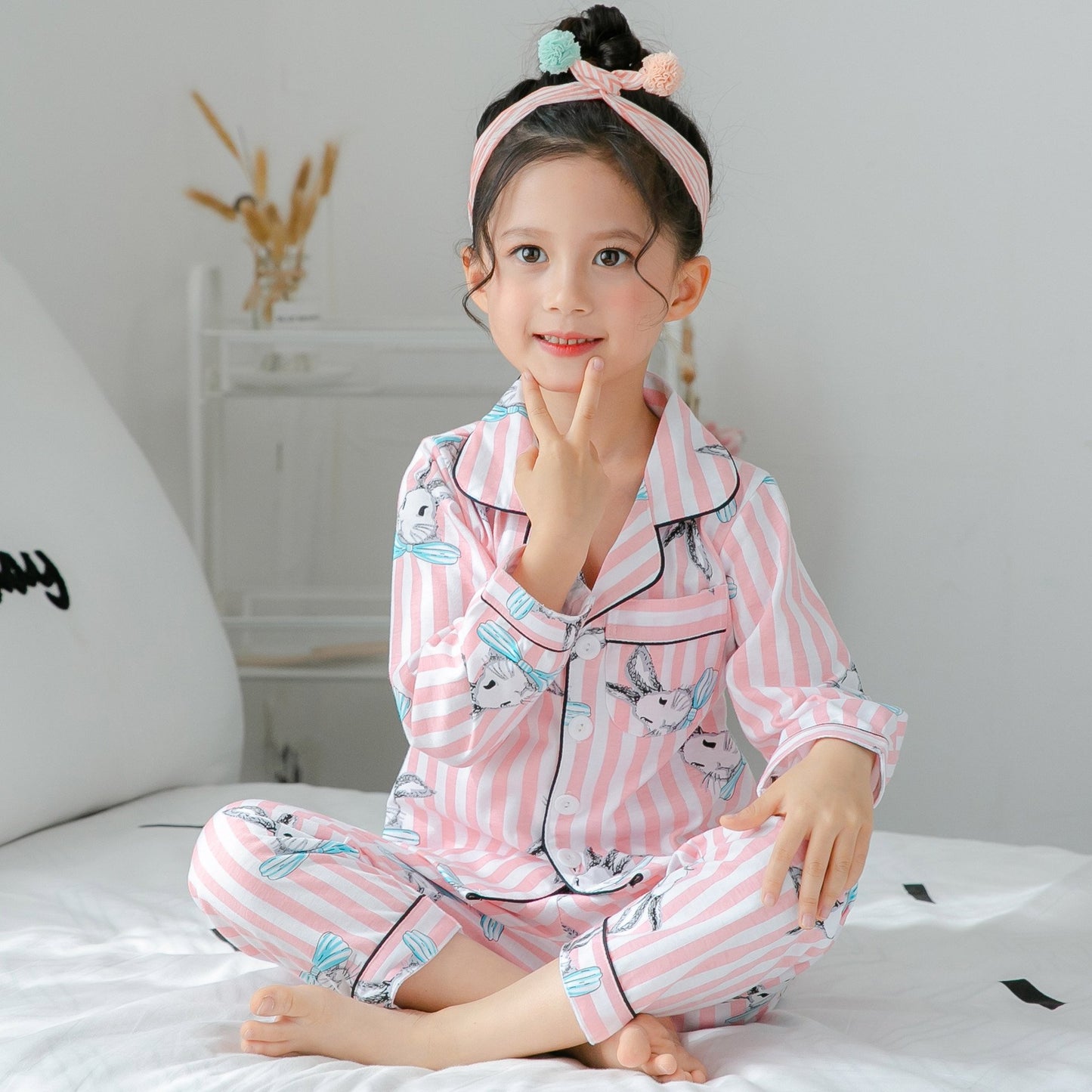 Children's Cotton Pajamas Set