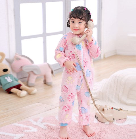 Autumn and Winter Infant Pajamas Set