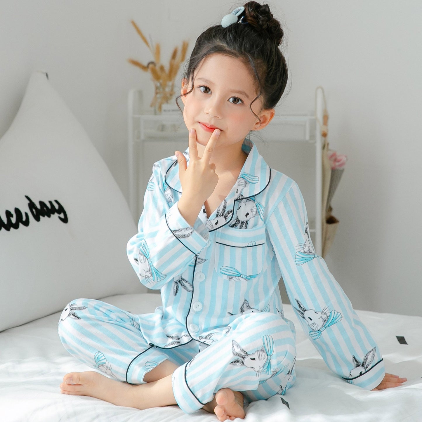 Children's Cotton Pajamas Set