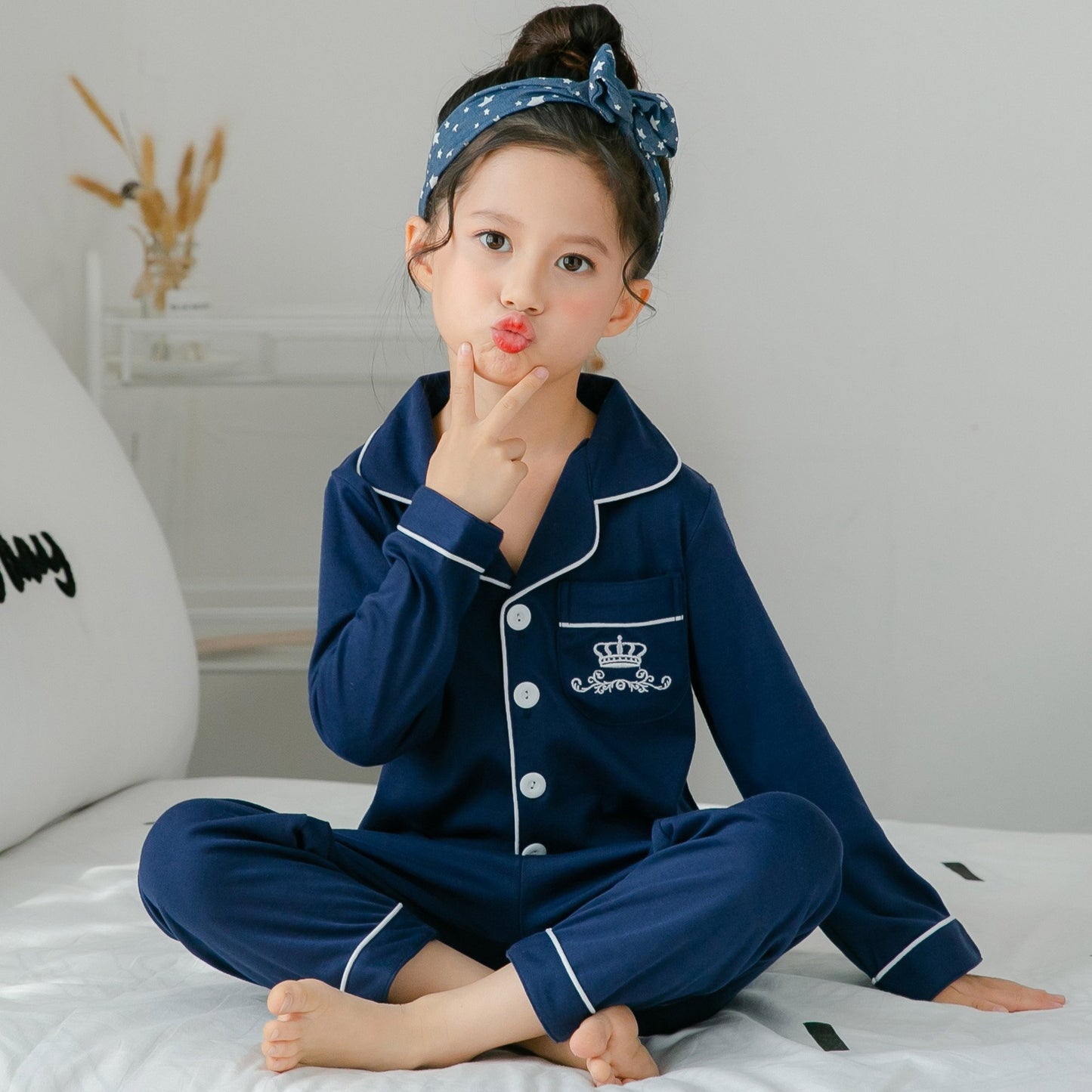 Children's Cotton Pajamas Set