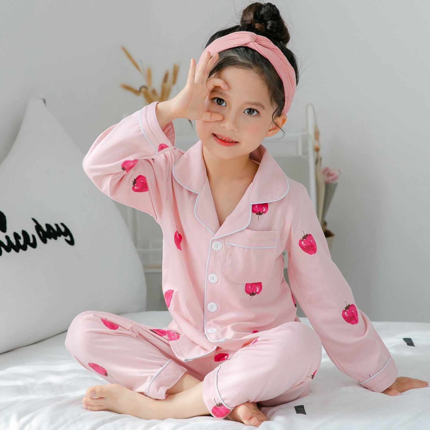 Children's Cotton Pajamas Set