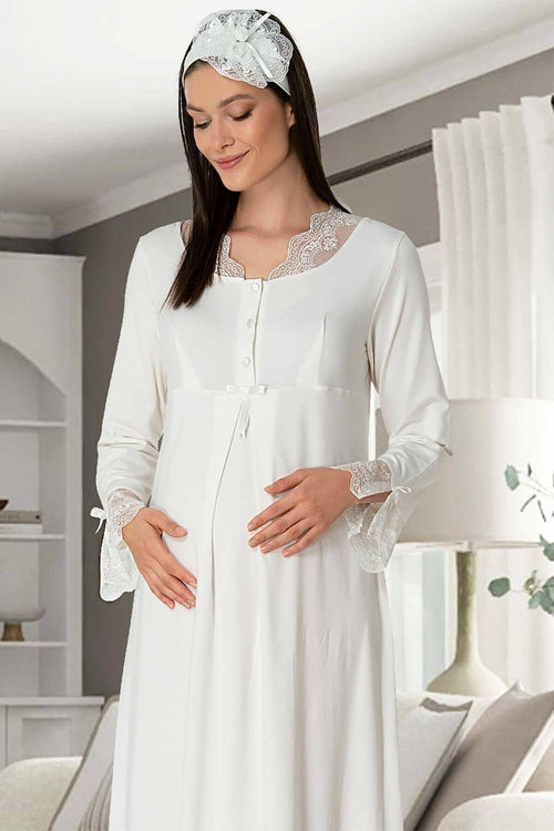 Shopymommy 5312 Olivia Maternity & Nursing Nightgown