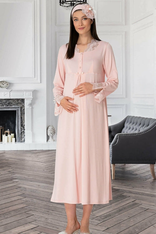 Shopymommy 5312 Olivia Maternity & Nursing Nightgown